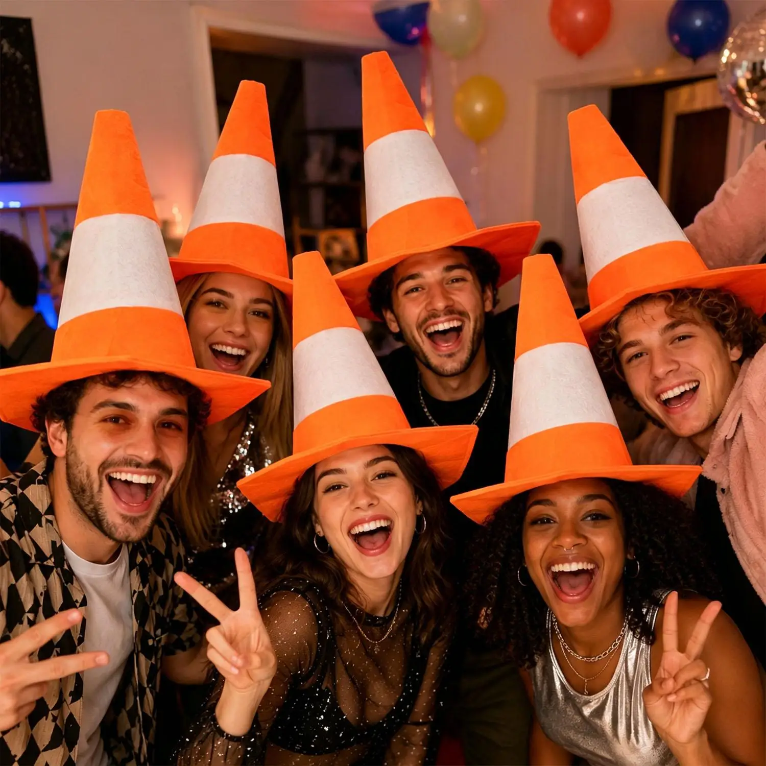 1/3/5 szt. Zabawny składany ka – Party Hat Cone recenzja i cena