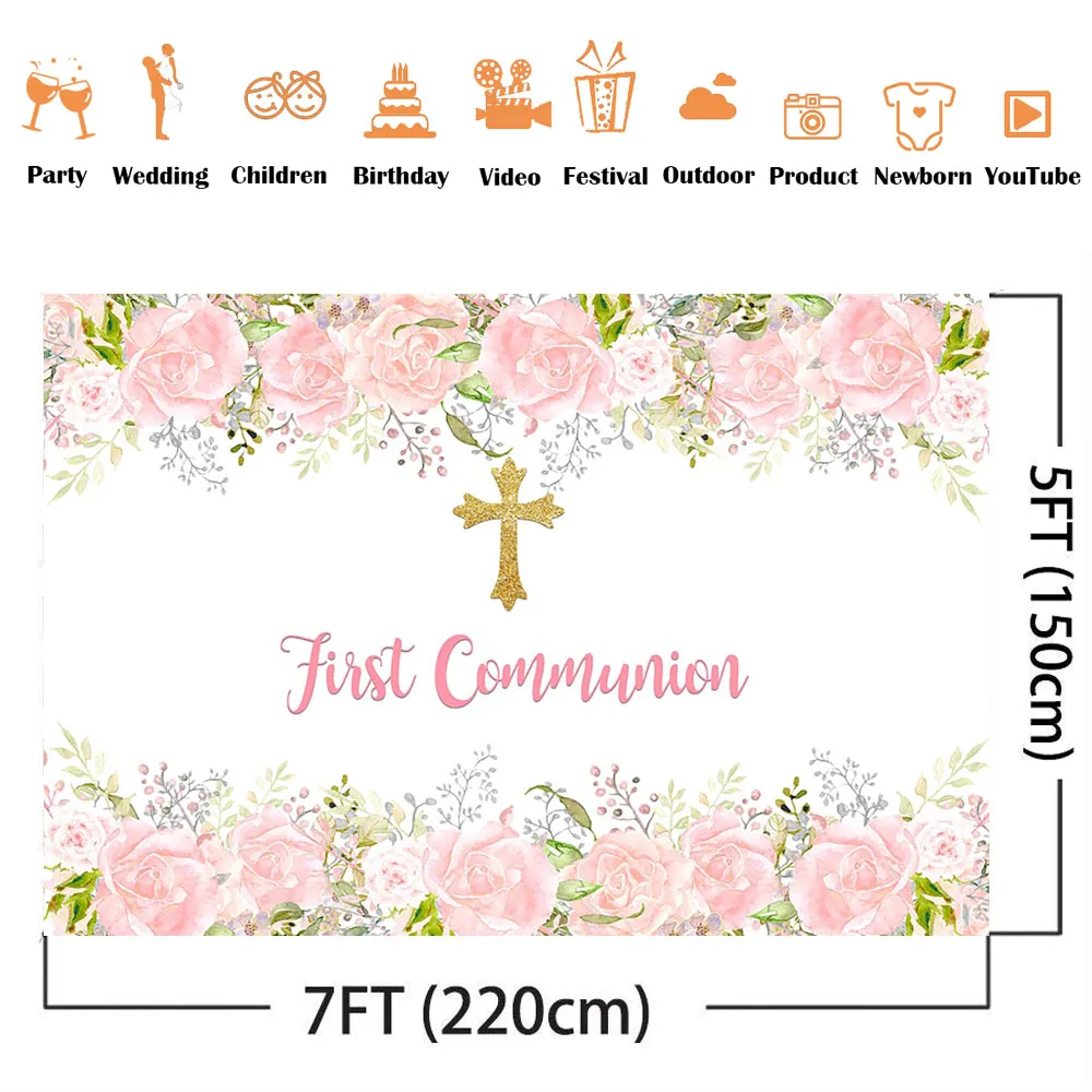 Pierwsza Komunia Święta Urodzi – Dessert Table Backdrop recenzja i cena
