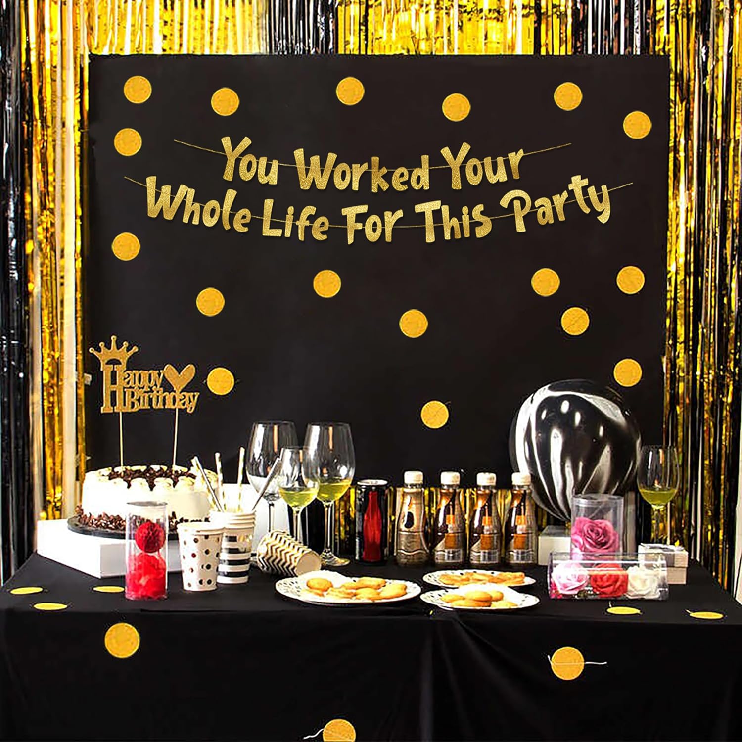 Dekoracje na przyjęcie z okazj – Party Banner Gold recenzja i cena